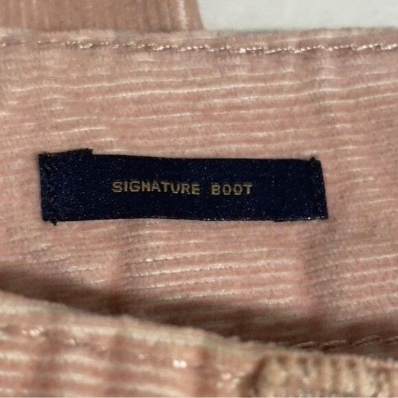 Talbots Signature Boot Corduroy Pants Women's Mauve Size 18 - Picture 2 of 8